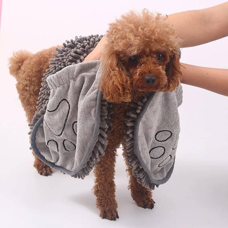 Dog Bath Robe Towel Quick Dry Pet Soft Towel