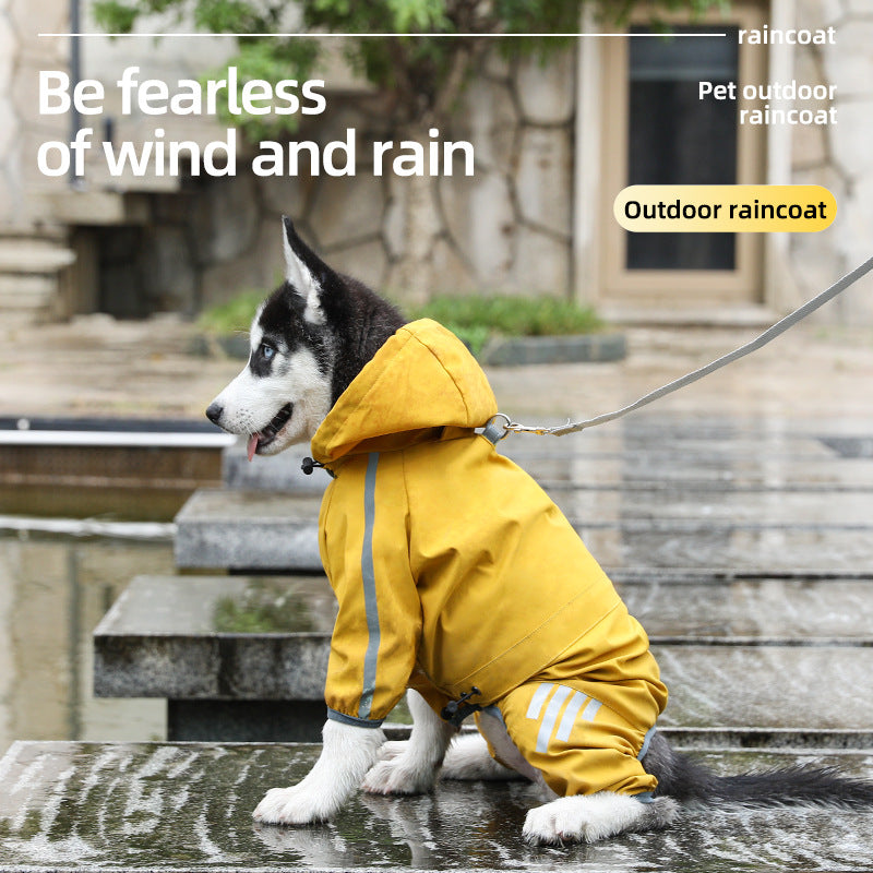 Four-legged Raincoat For Dogs Small Dog