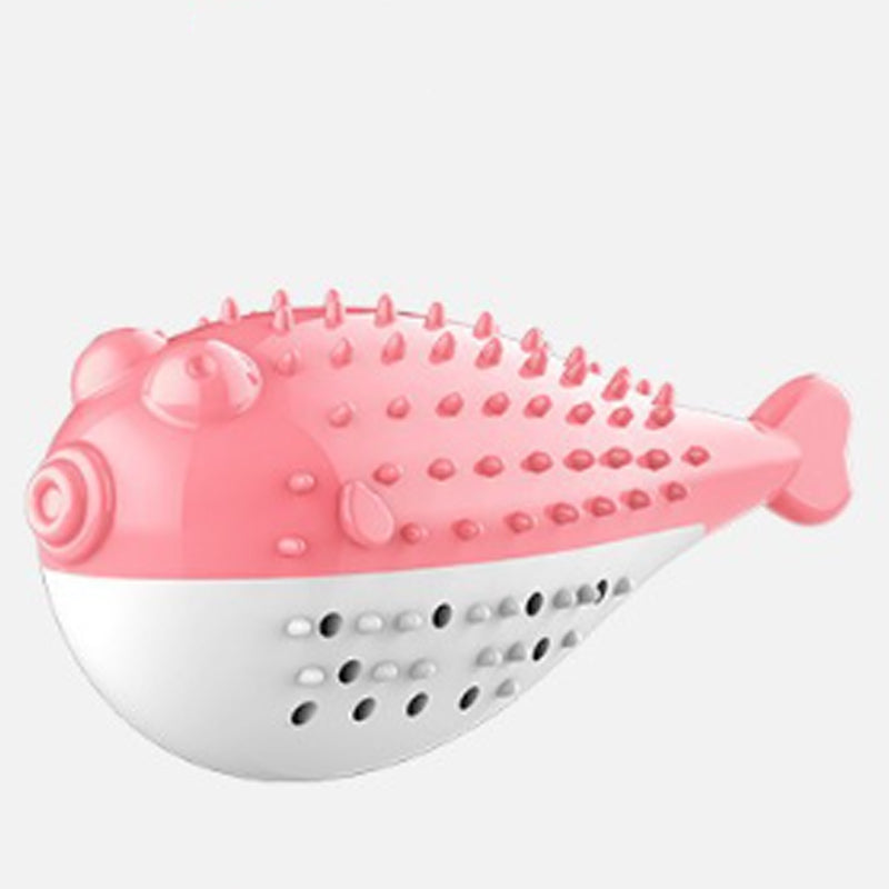 Mint Silicone Cat Chew and Teaser Toy with Toothbrush Function