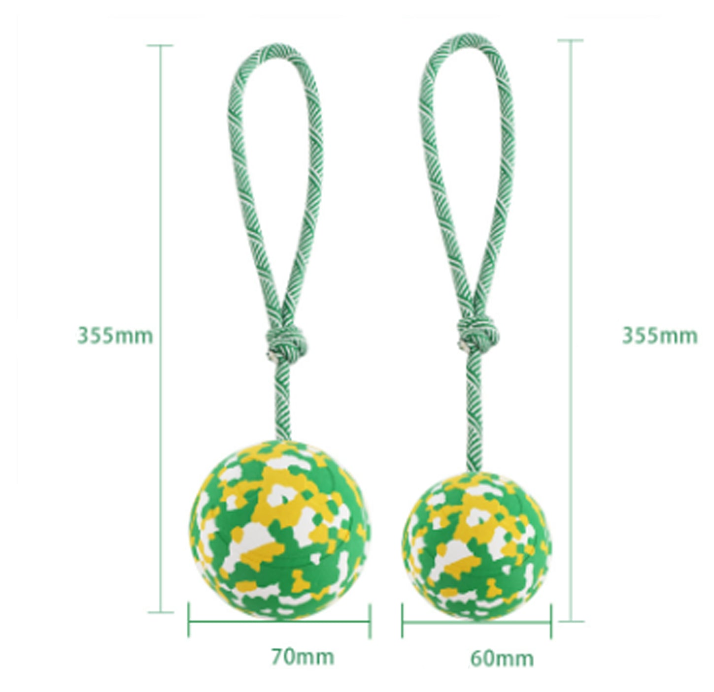 Dog Fetch Pull Tug Throw Toy Ball Toys