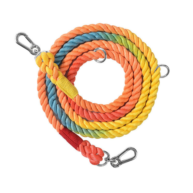 Multifunctional Braided Double-ended Dog Leash