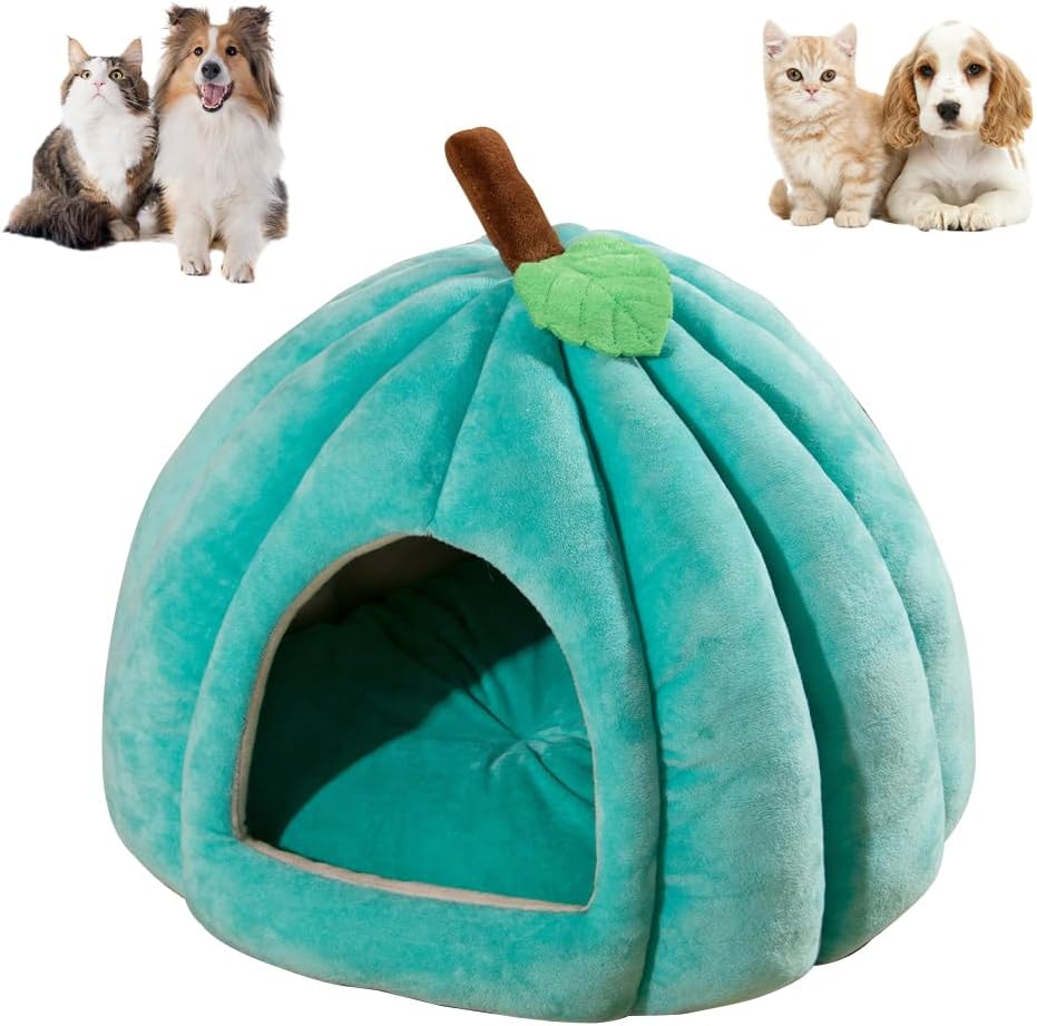 Cute Pumpkin Shape Cat Cave Bed