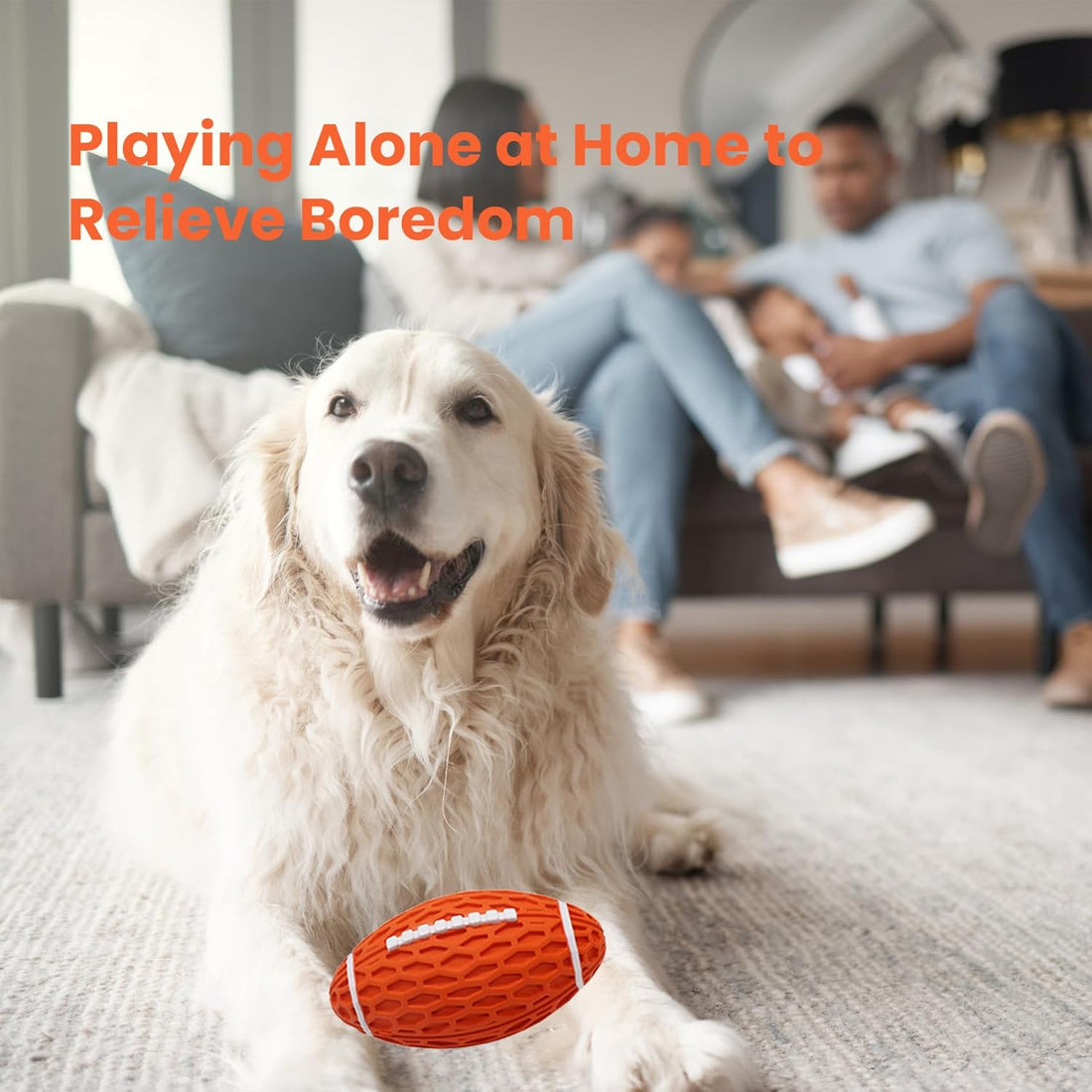 Dog Toys Durable And Squeaky Rugby Dog Toy