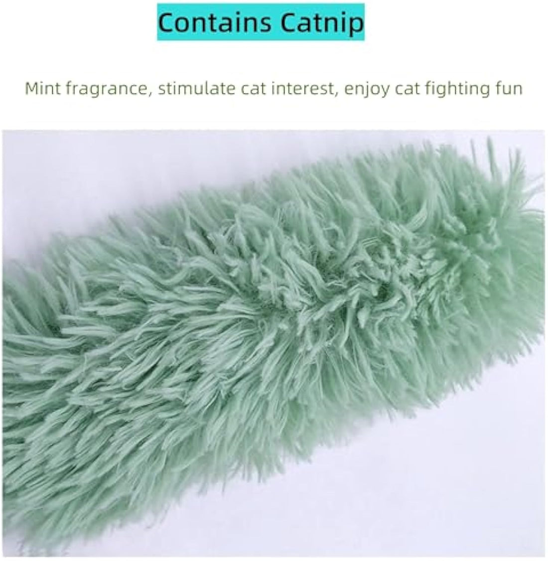 Interactive Catnip Pillow Toy Soft Crinkle Sound for Indoor Cats