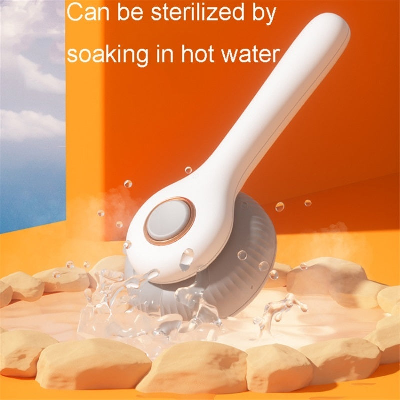 Self-Cleaning Slicker Comb