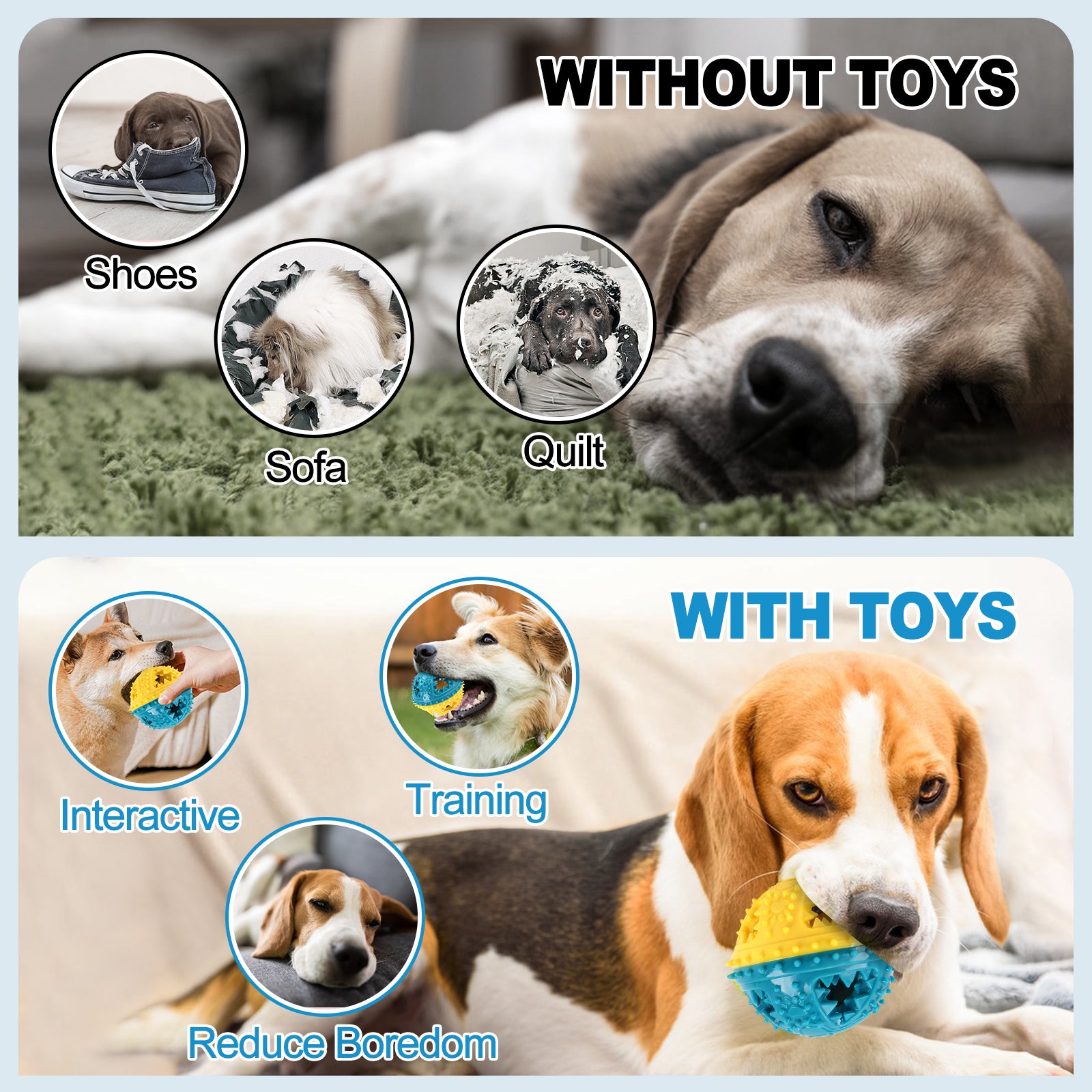 Anti Bite Interactive Training Cleaning Teeth Toys