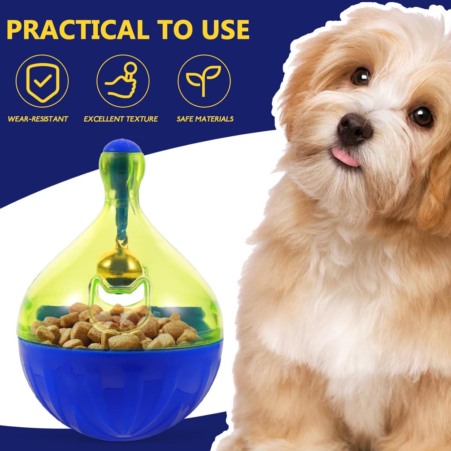 Interactive Pet Treat Dispenser for Dogs and Cats