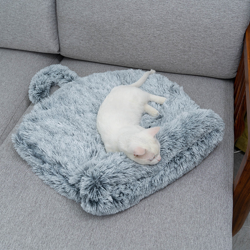 Plush Round Semi Enclosed Pet Nest