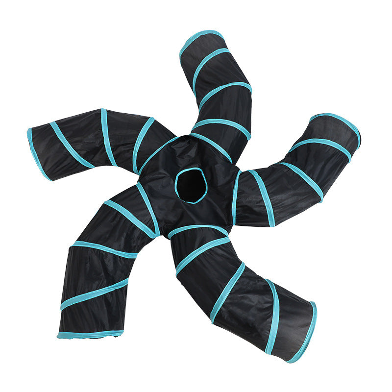 Tree Pattern Tunnel Toy Pets Supplies Dog Toys