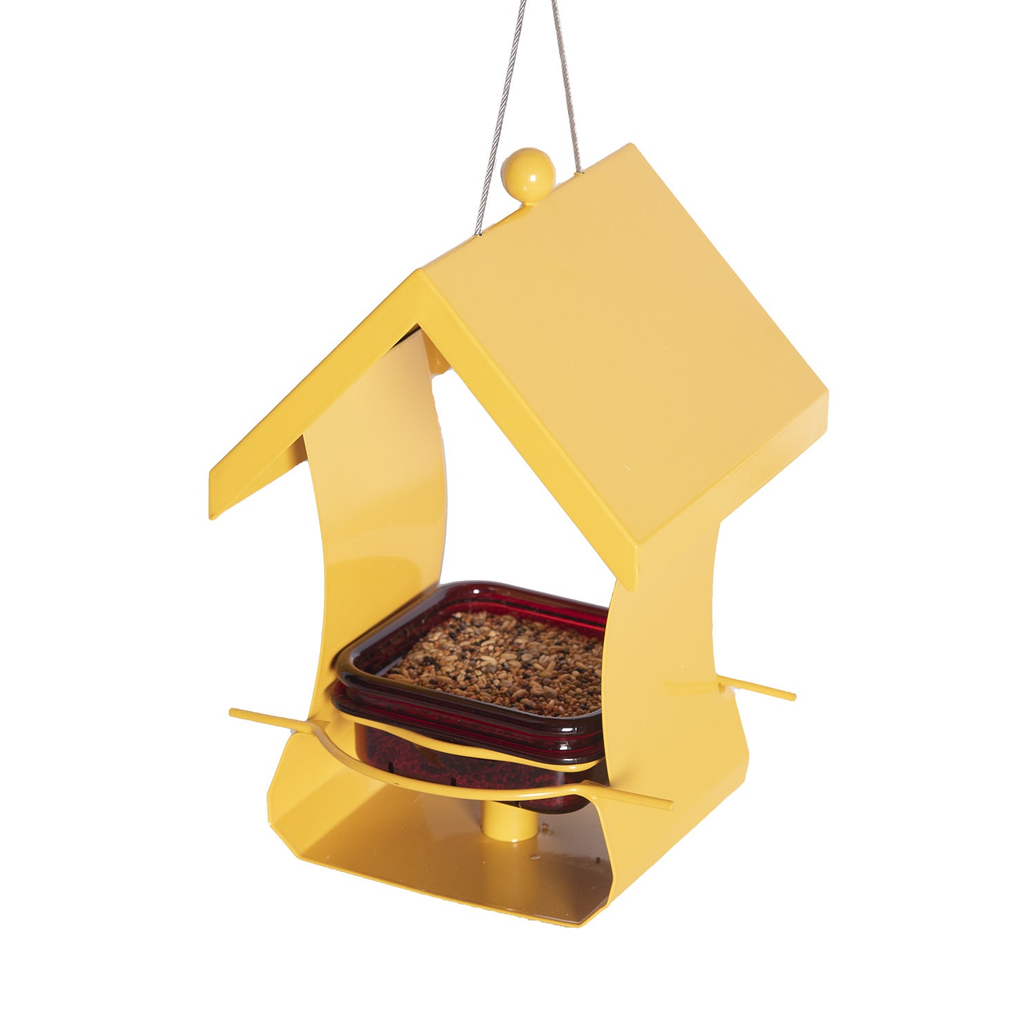 Outdoor Metal Hanging Bird Feeder for Garden