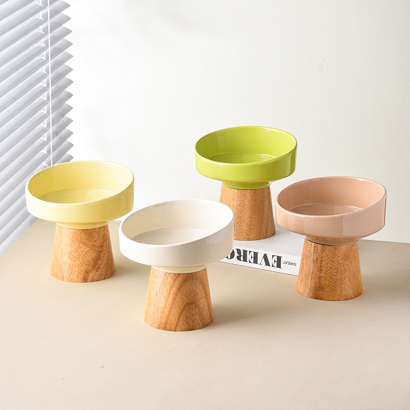 Cat Ceramic Bowl Puppy Dogs