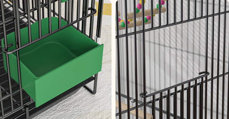 Modern Double-Layer Bird Cage for Home