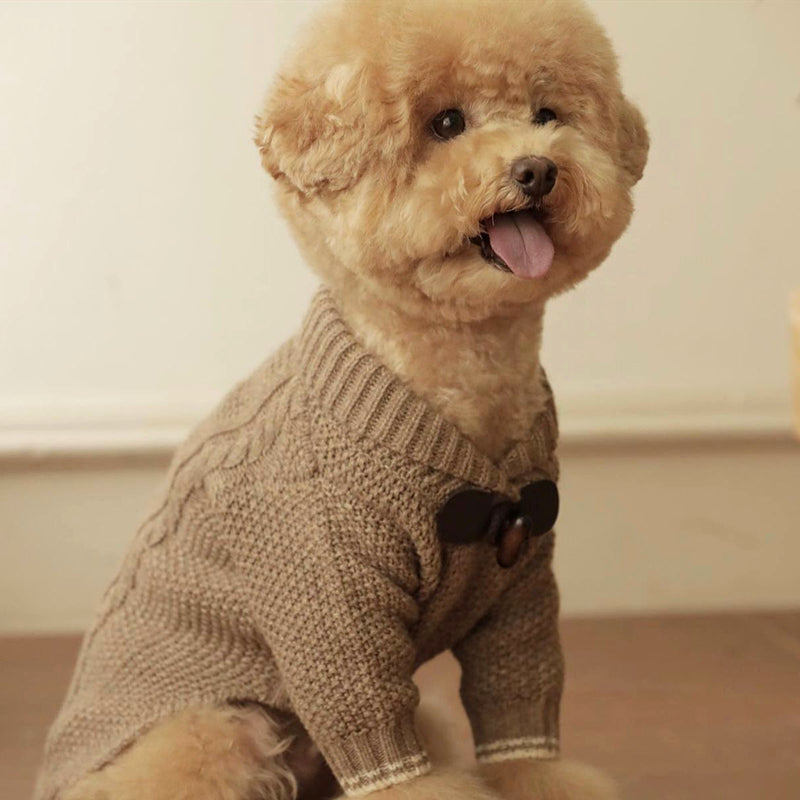 Knitted Sweater Teddy Panda Dog Clothes