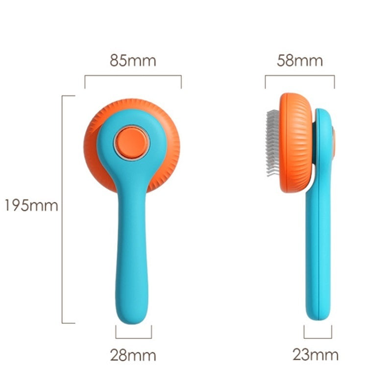 Self-Cleaning Slicker Comb