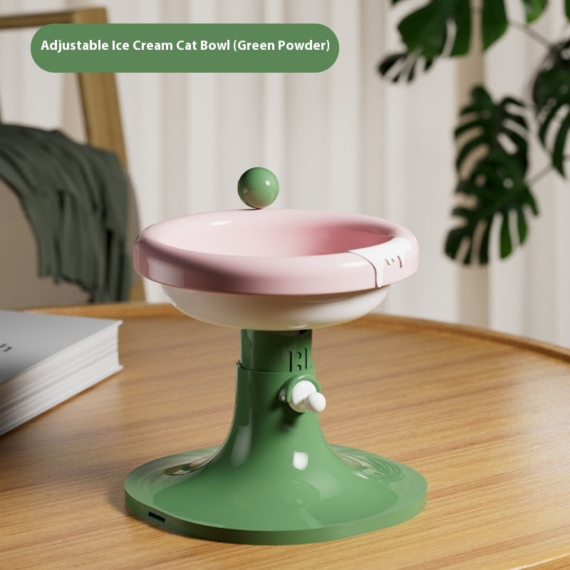 Lifting Ceramic Cat Feeding Bowl