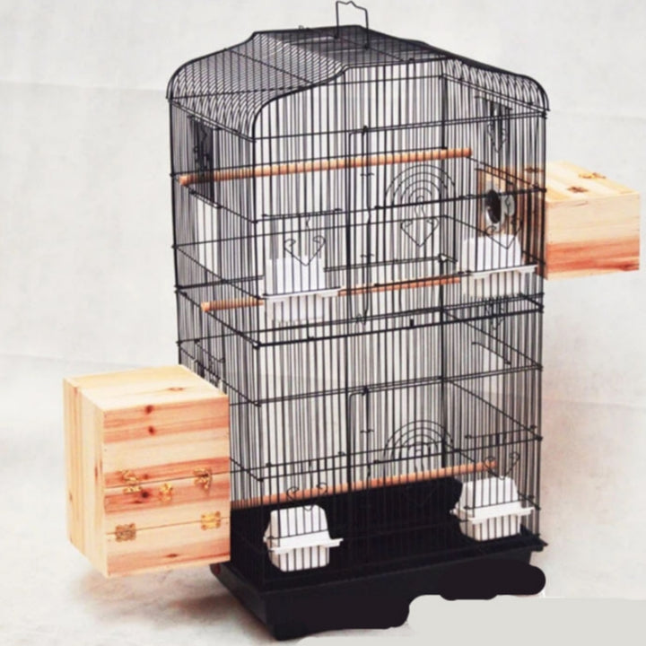 Portable Wire Bird Cage for Parrot Pet Display