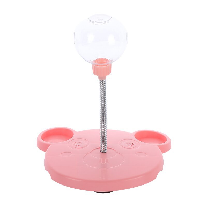 Self-Playing Pet Food Ball Interactive Feeder and Puzzle Toy